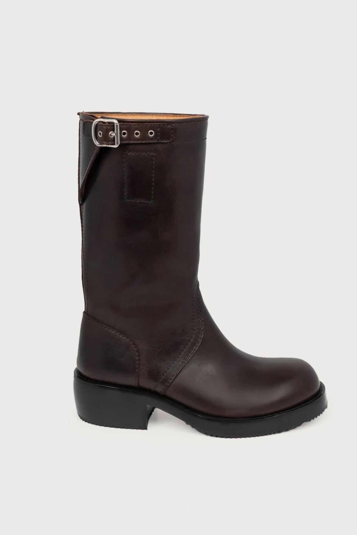 BROWN LEATHER BOOTS