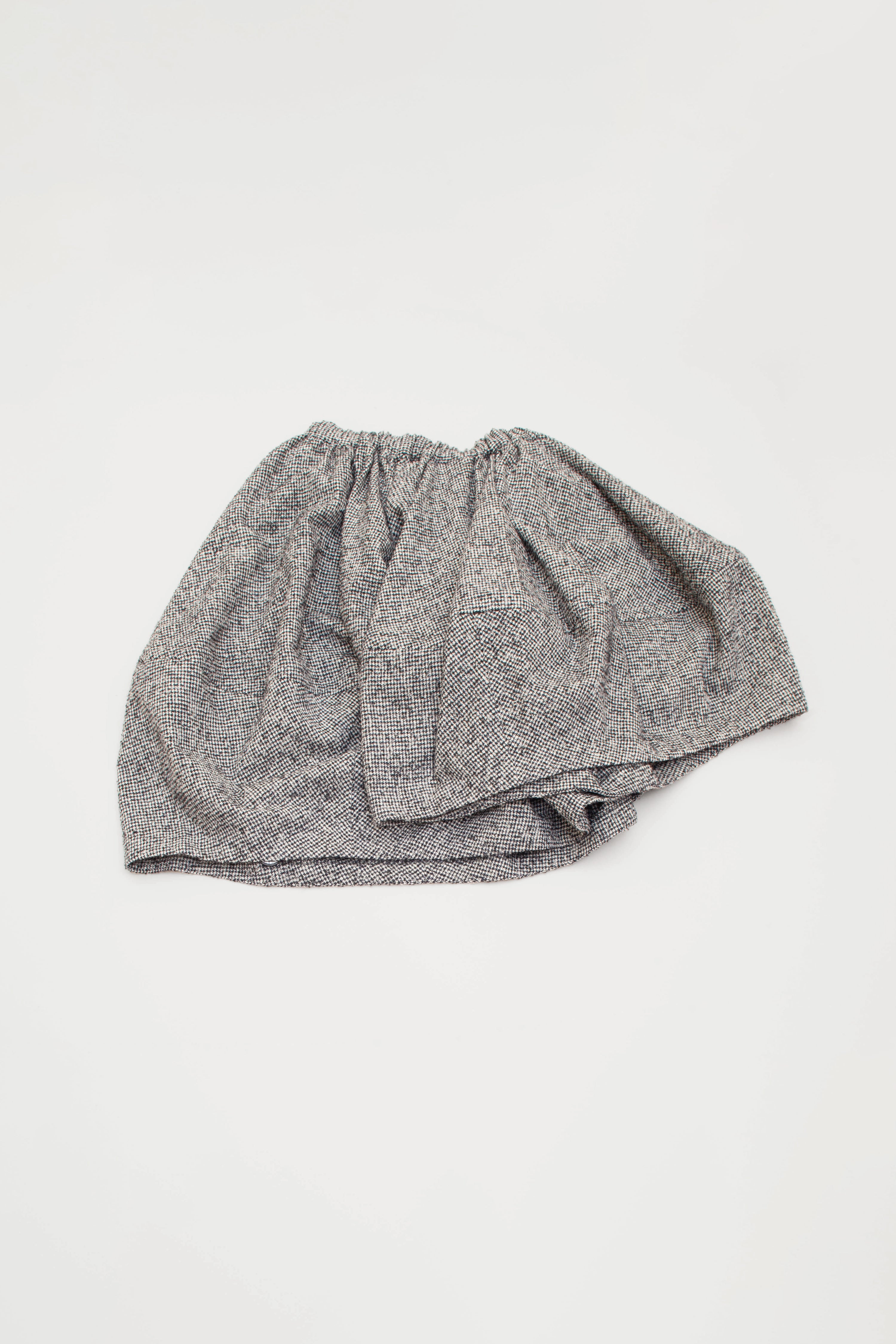 tiered  wool skirt