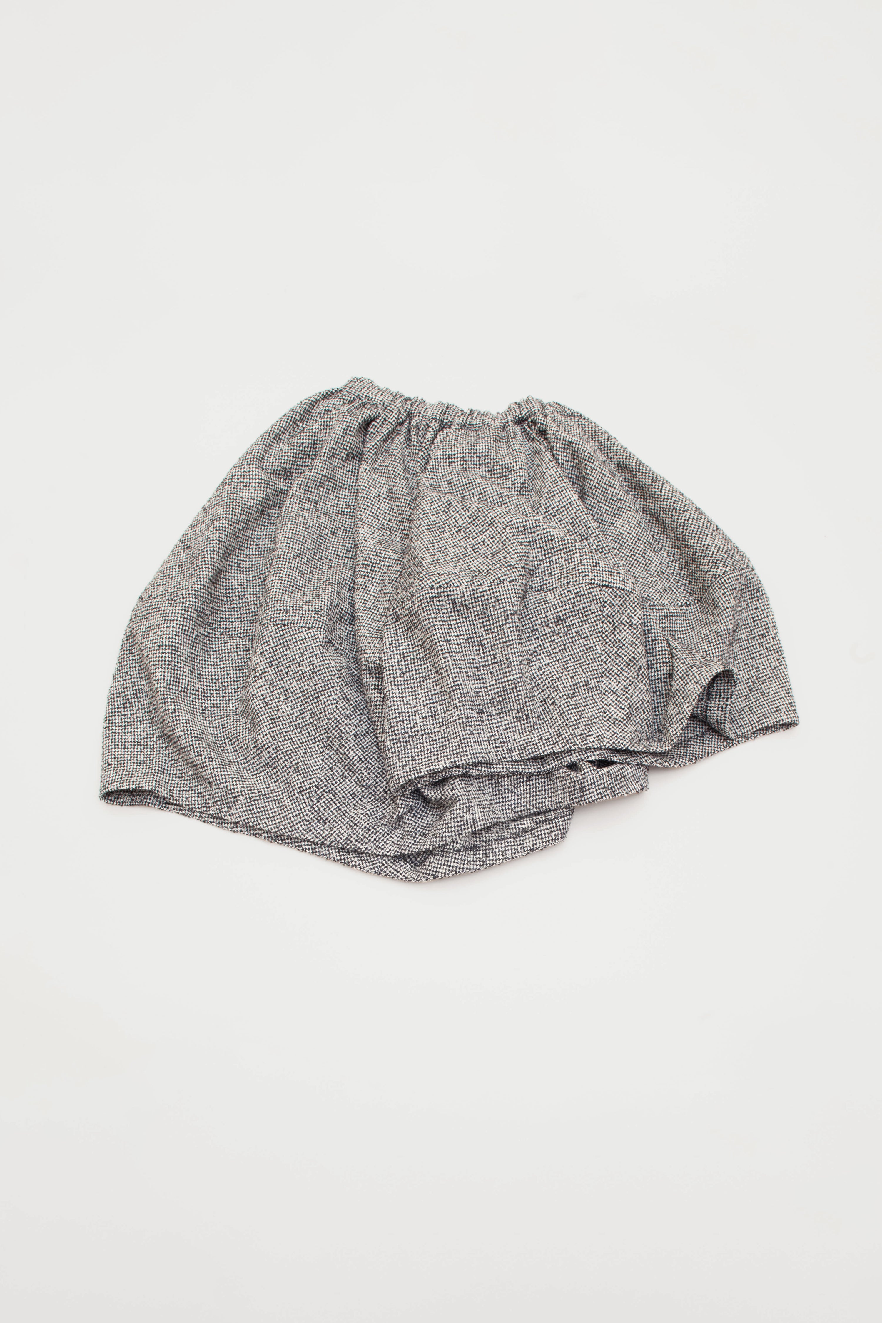 tiered  wool skirt