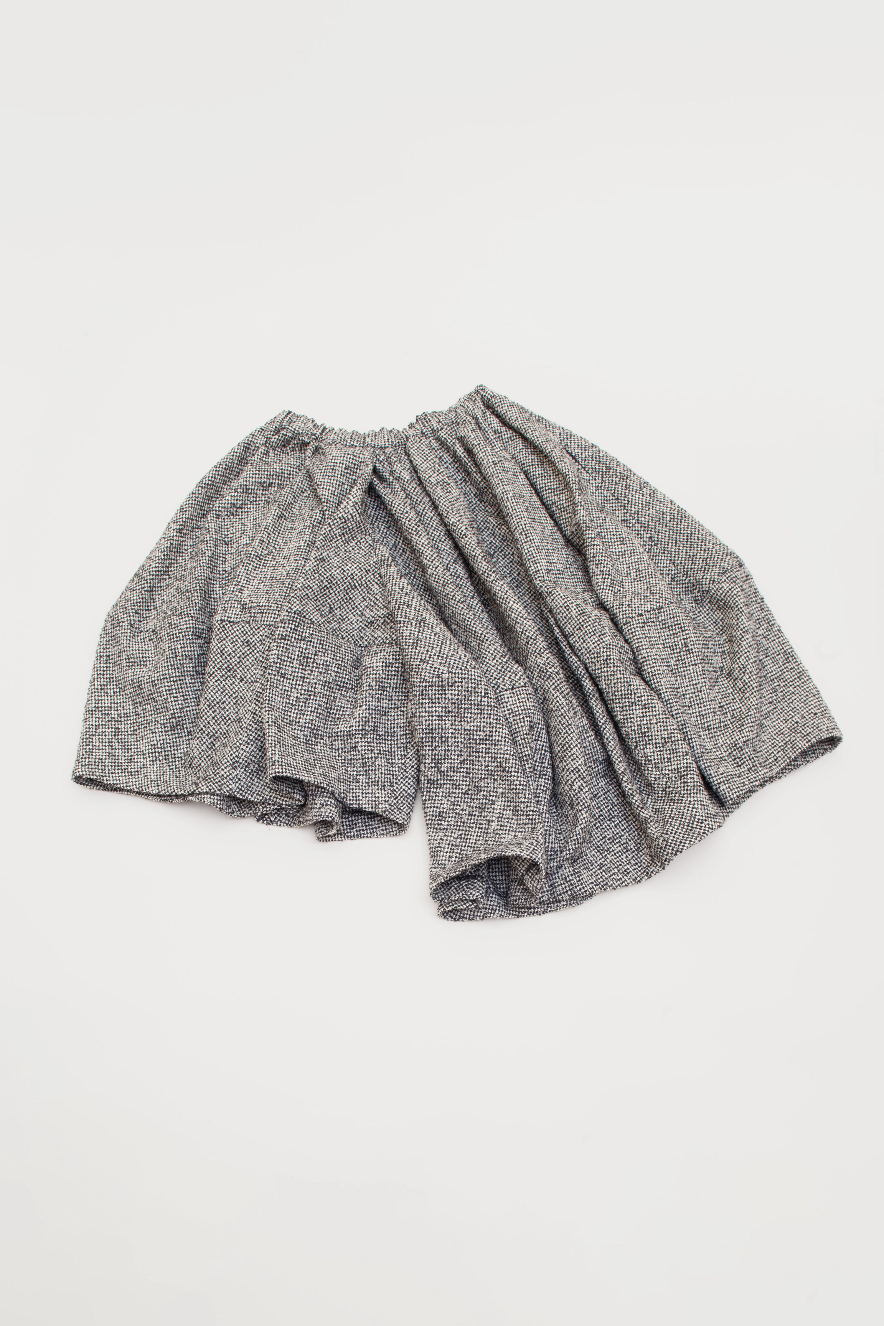 tiered  wool skirt