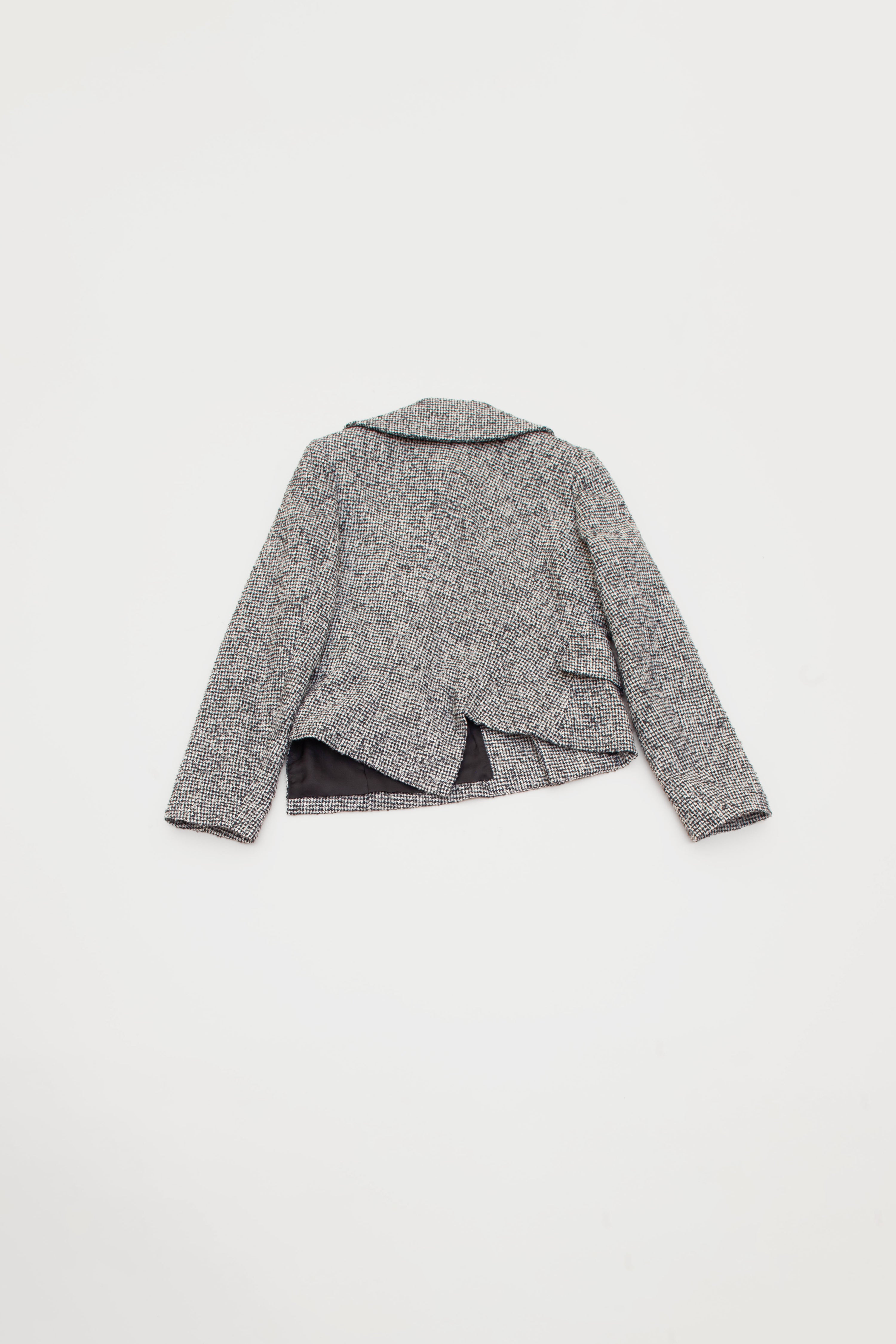 ASYMMETRICAL WOOL JACKET