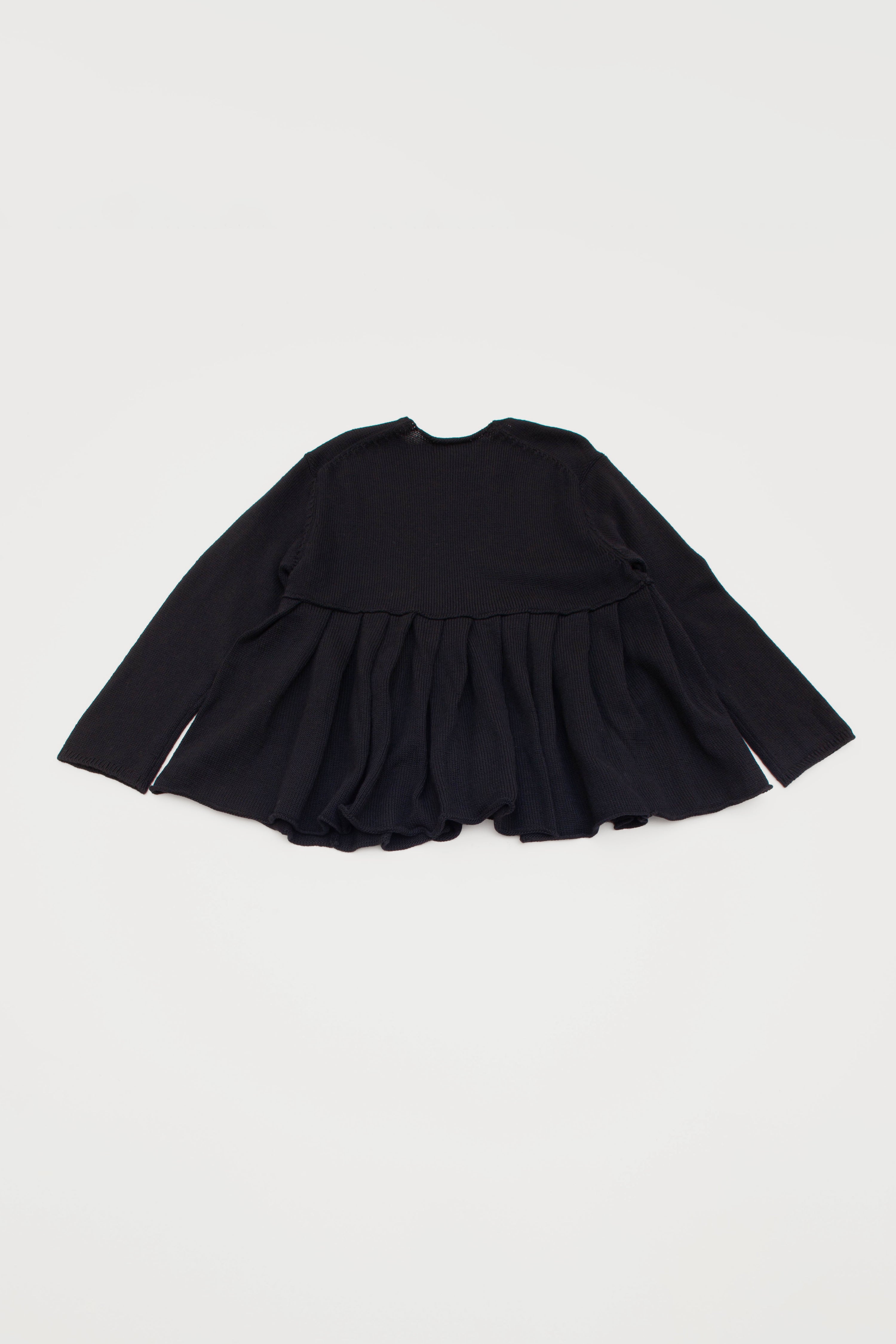 PLEATED KNIT SWEATER