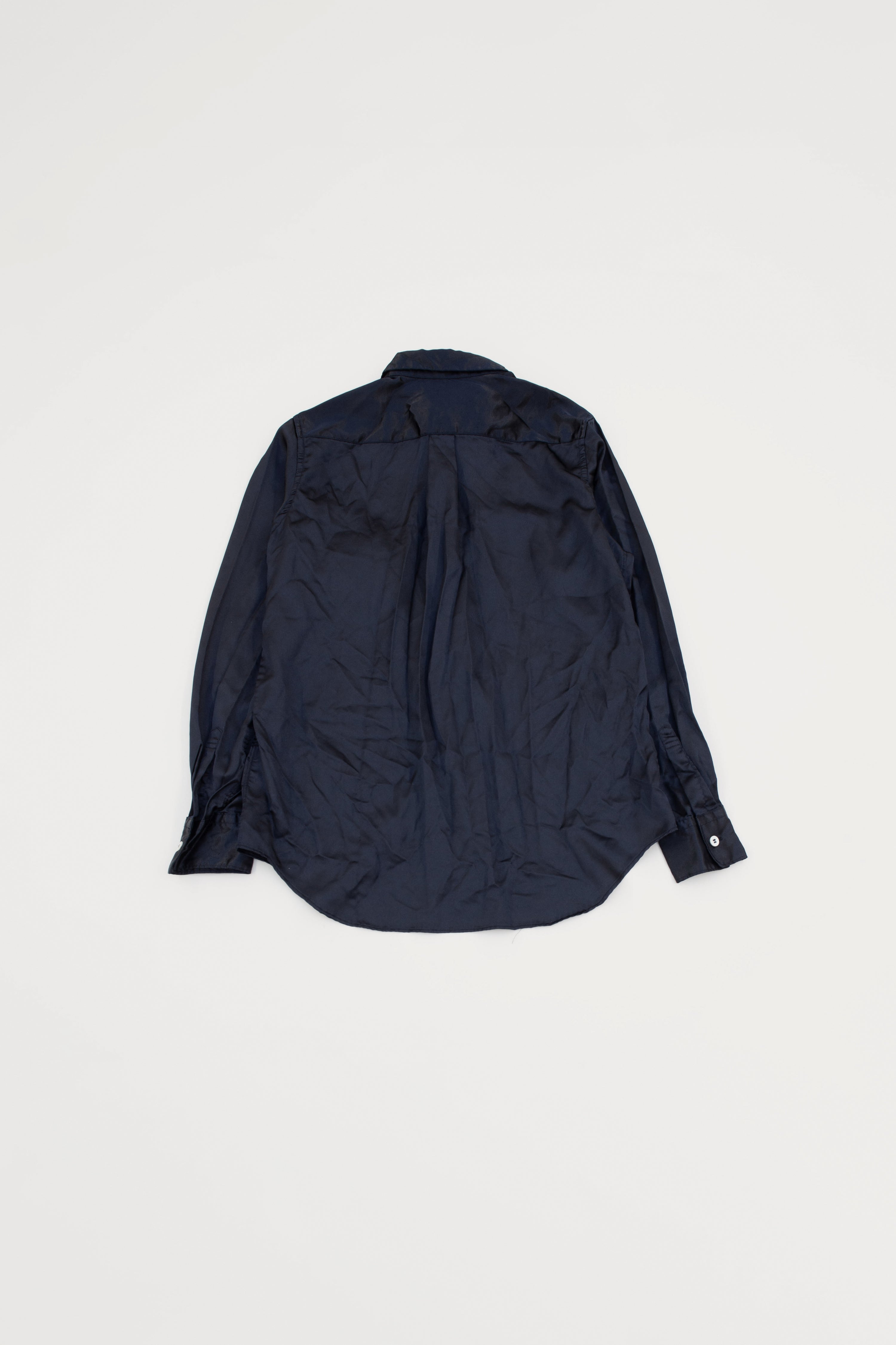 WRINKLED SATIN SHIRT