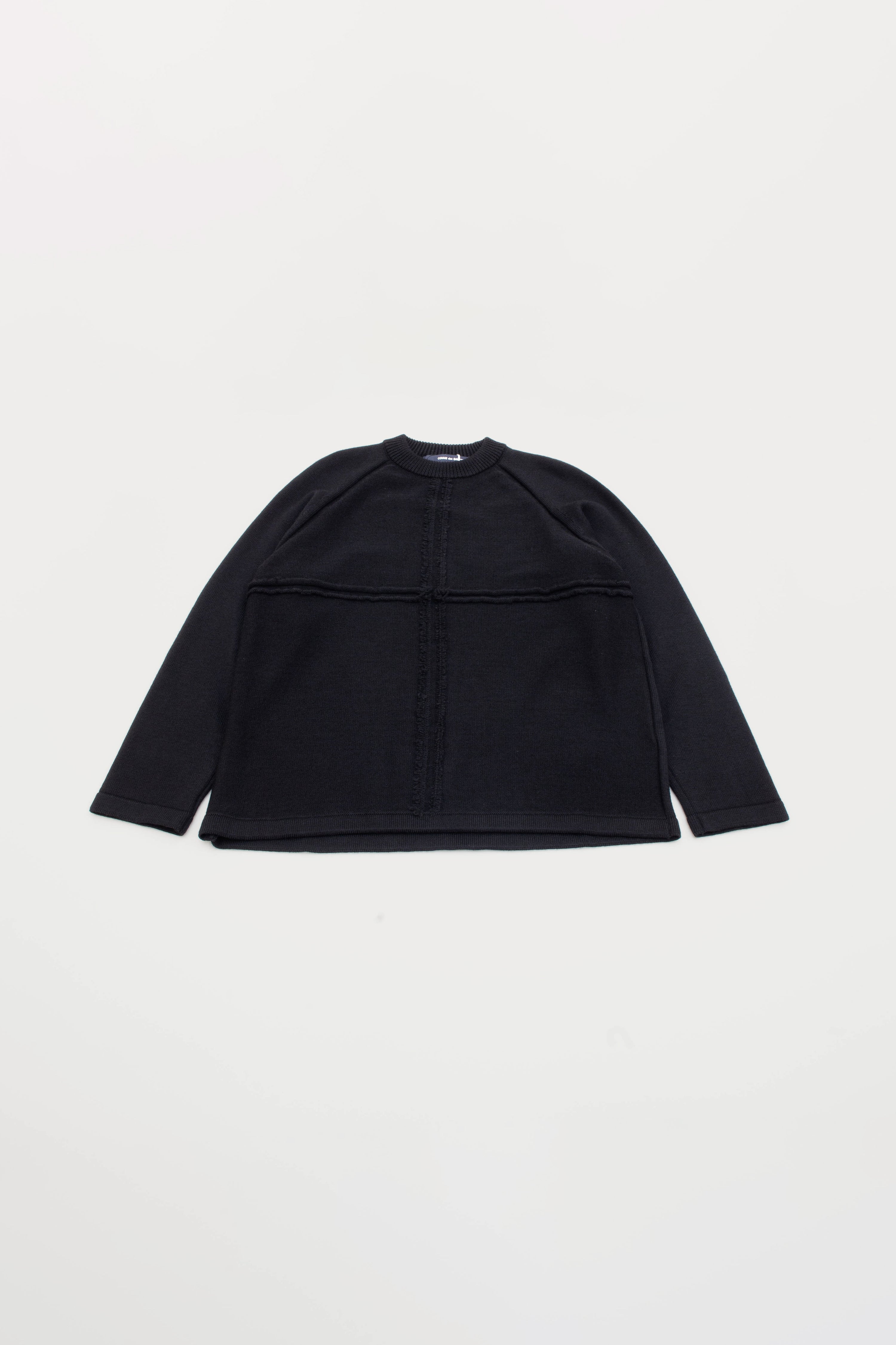 SEAM-DETAIL WOOL SWEATER