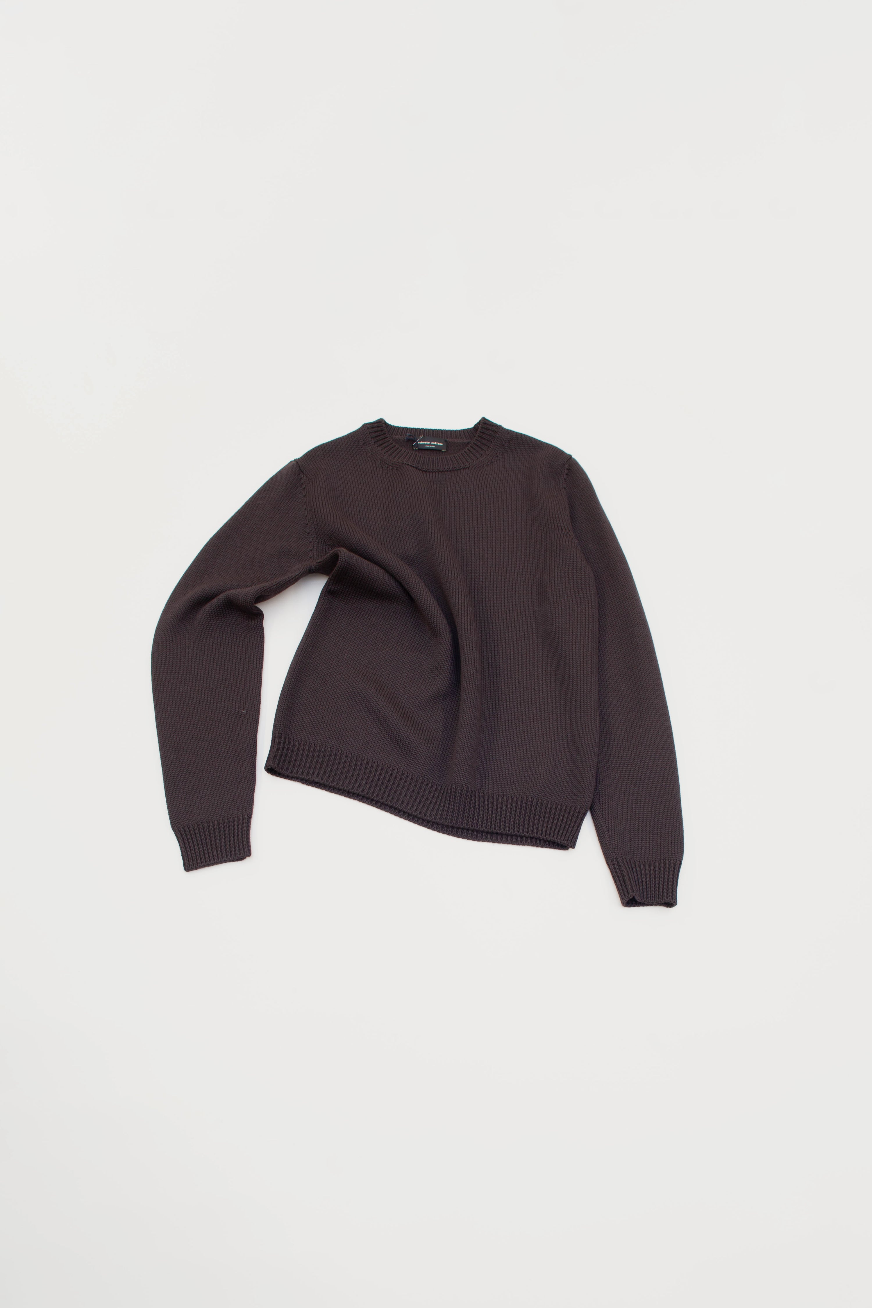 ROUNDNECK SWEATER BROWN
