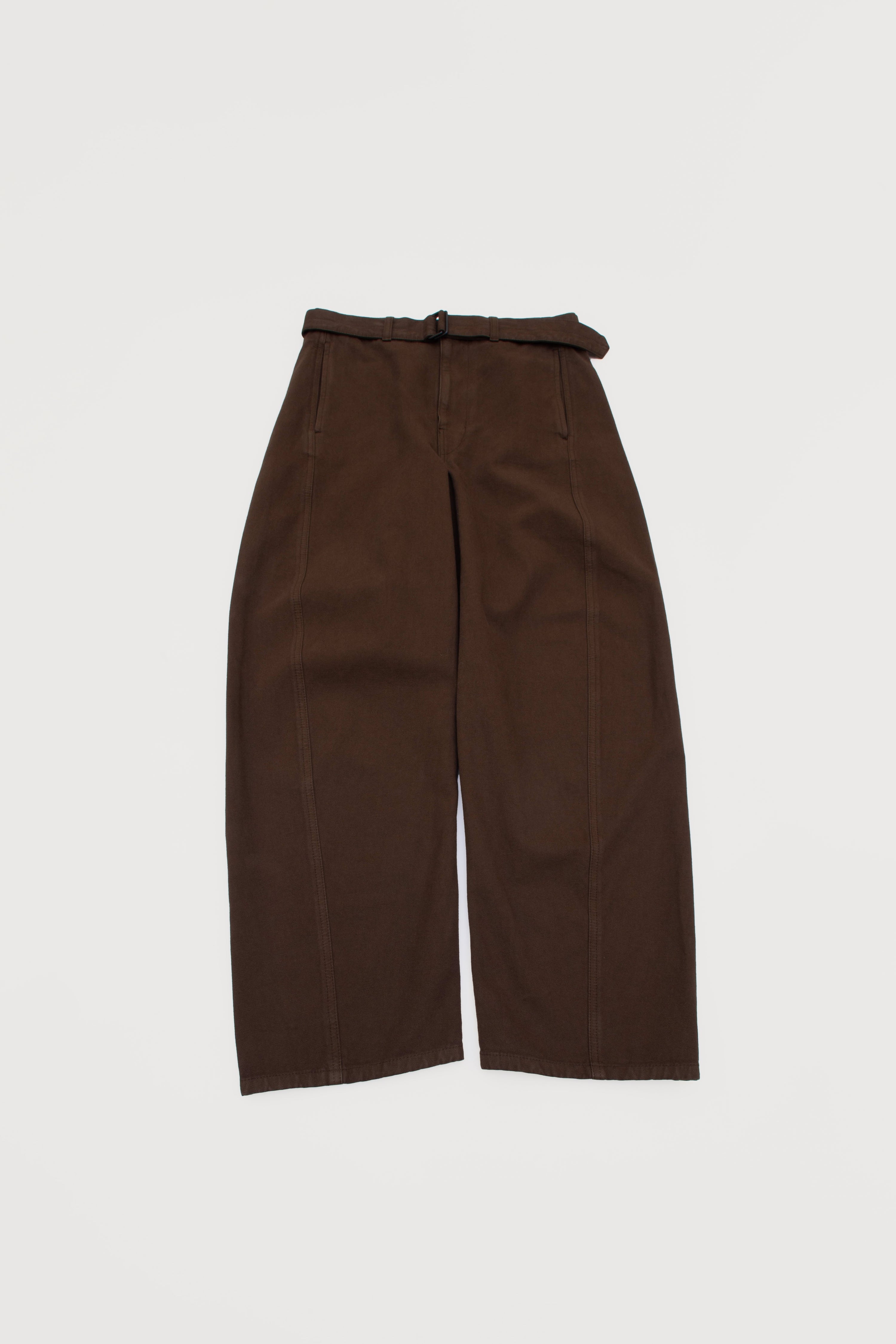 TWISTED BELTED PANTS