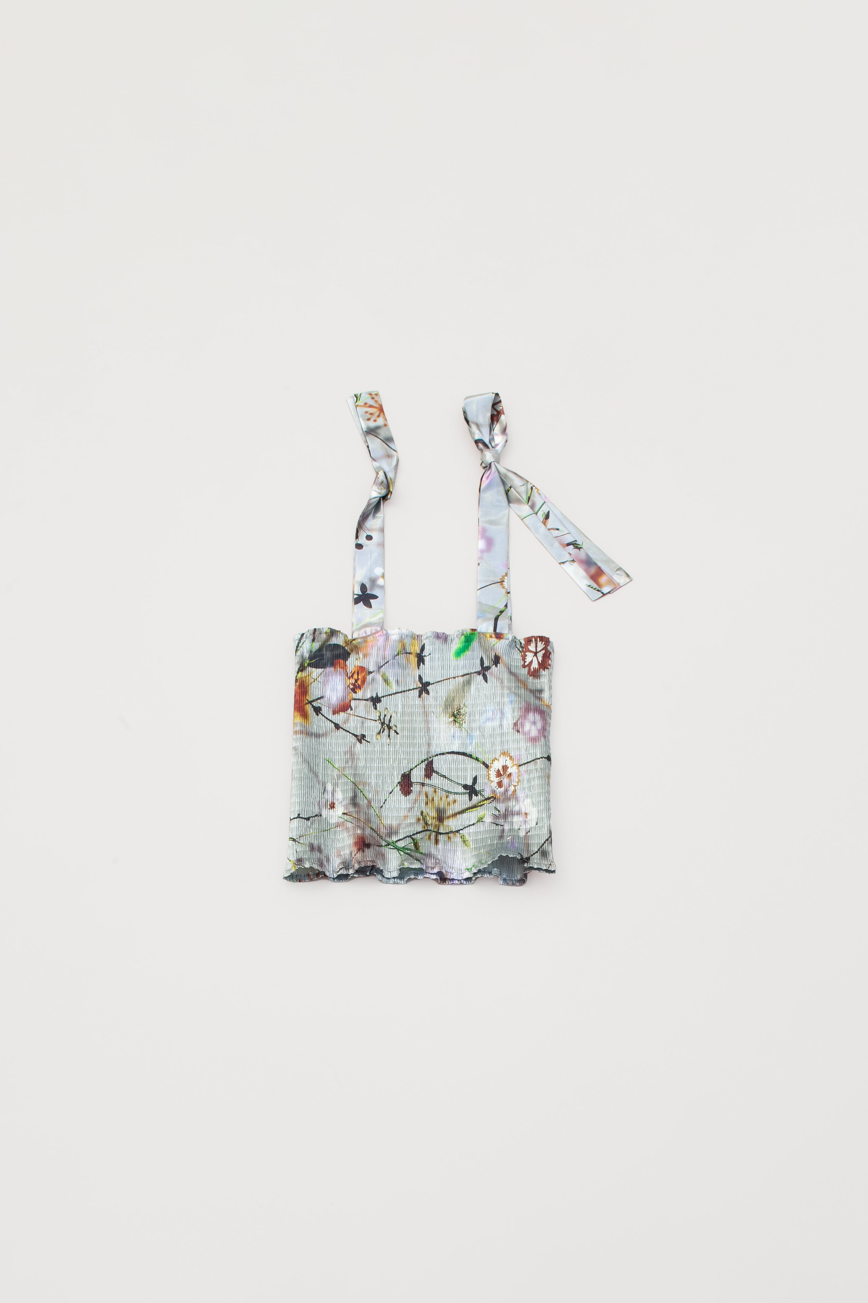 JUNE SMOCK TOP IN METALLIC