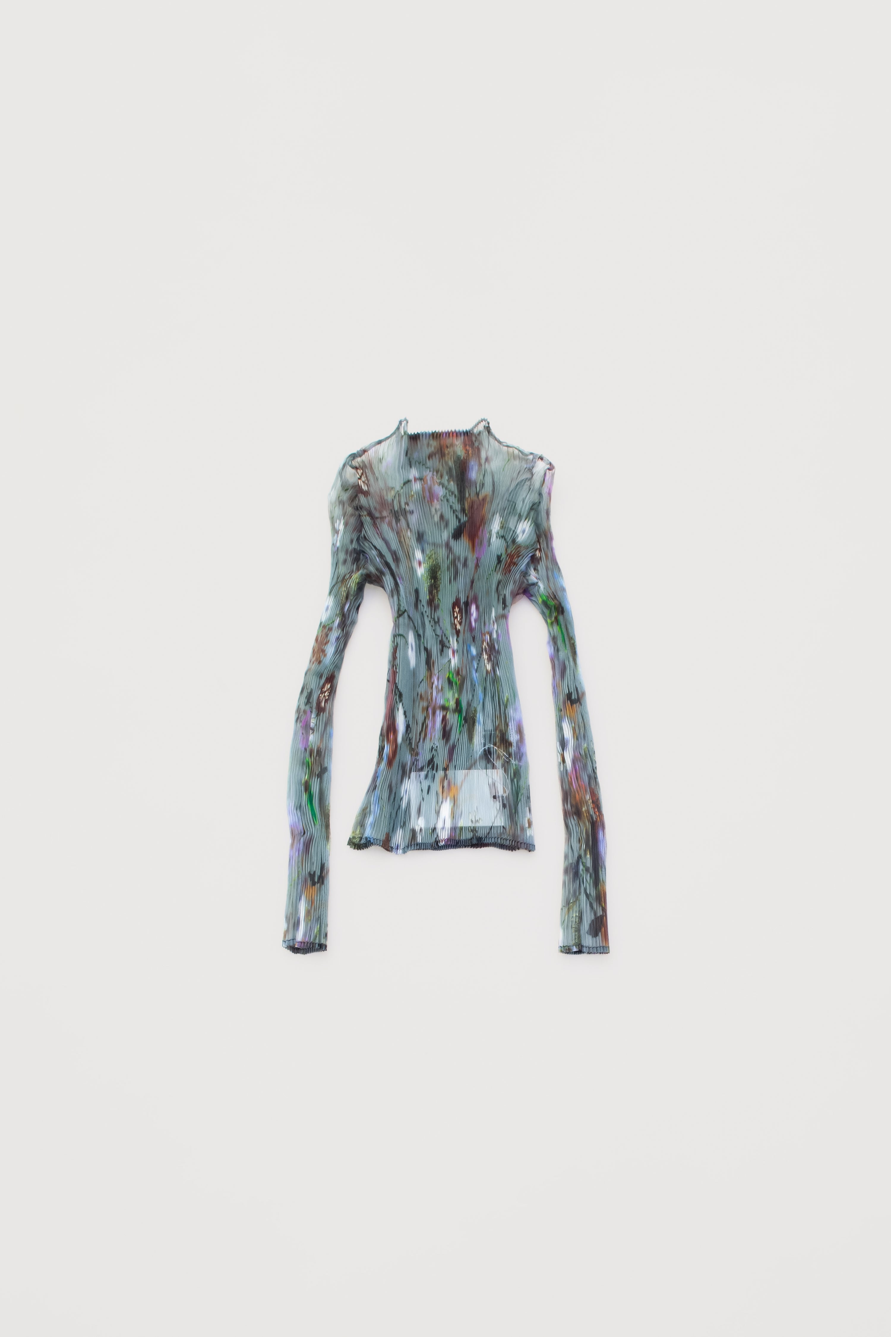 LEE TRANSPARENT PLEATED TOP