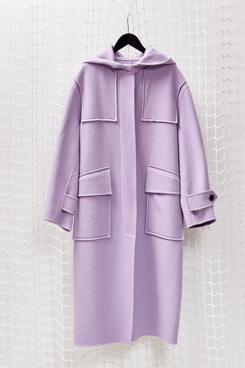 Lilac Hooded Coat
