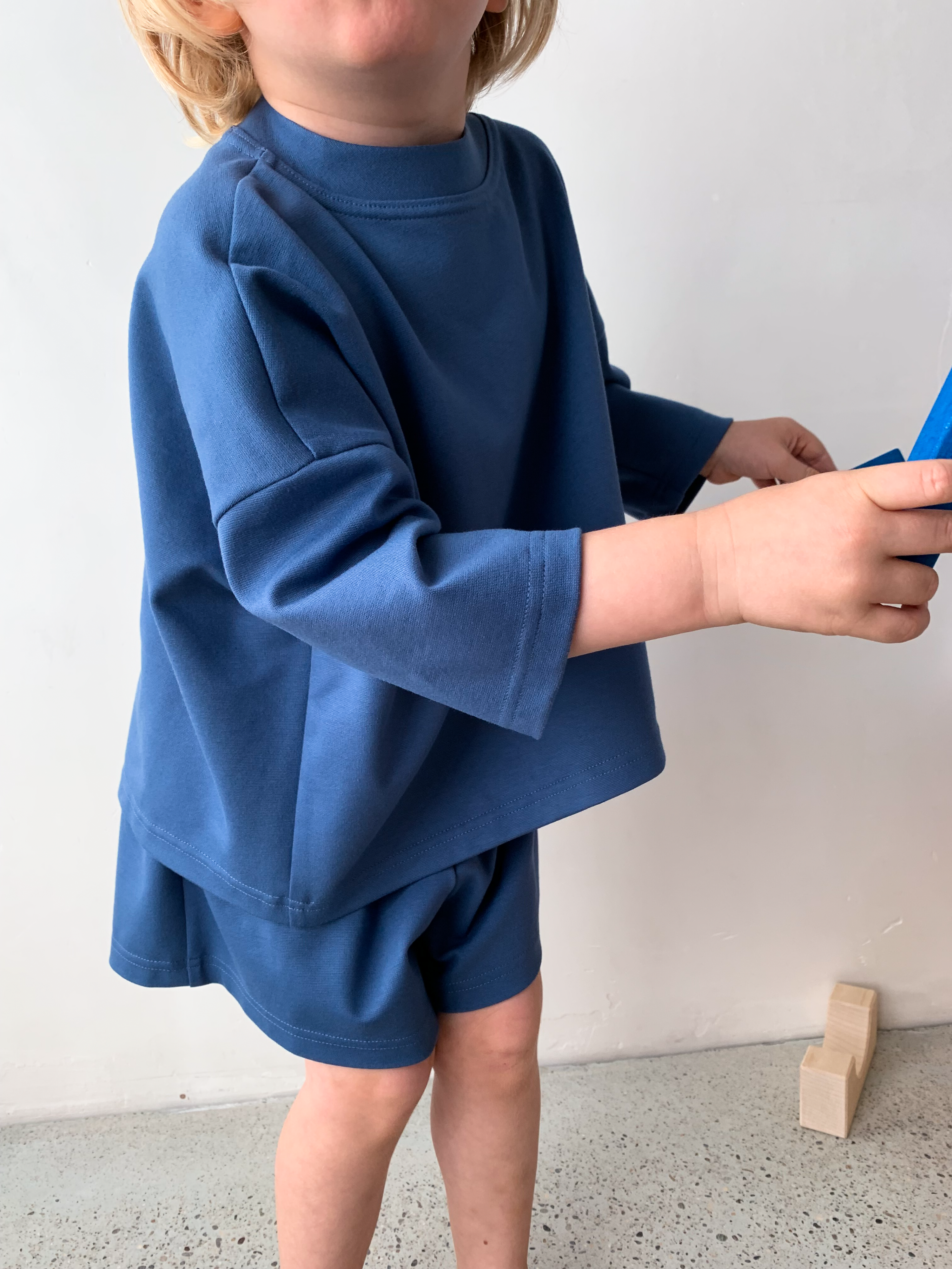 Beja Longsleeve in Blau