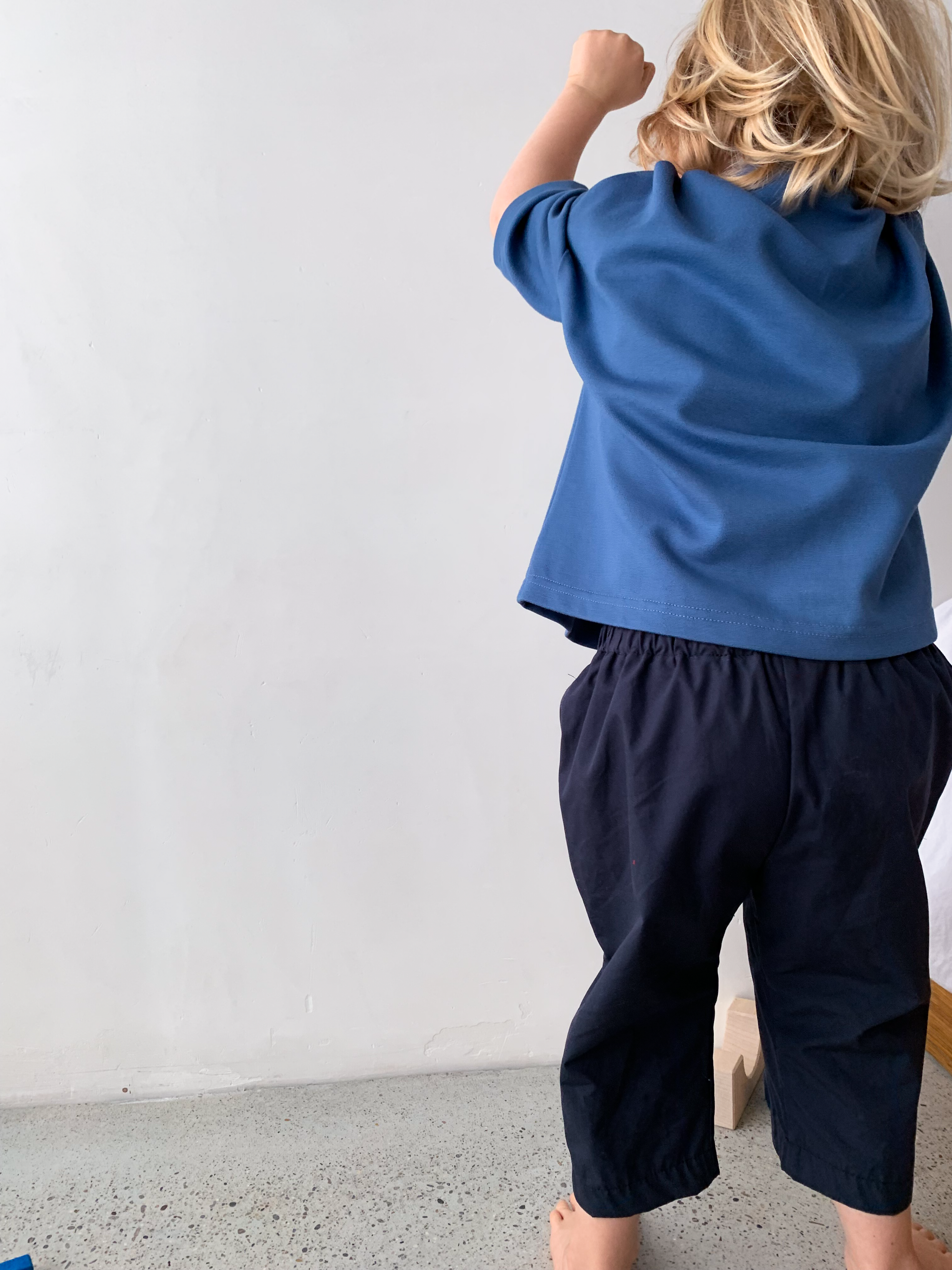 Pollo Pants in Navy
